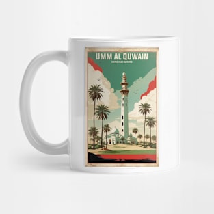 Umm Al Quwain United Arab Emirates Vintage Travel Tourism Mug